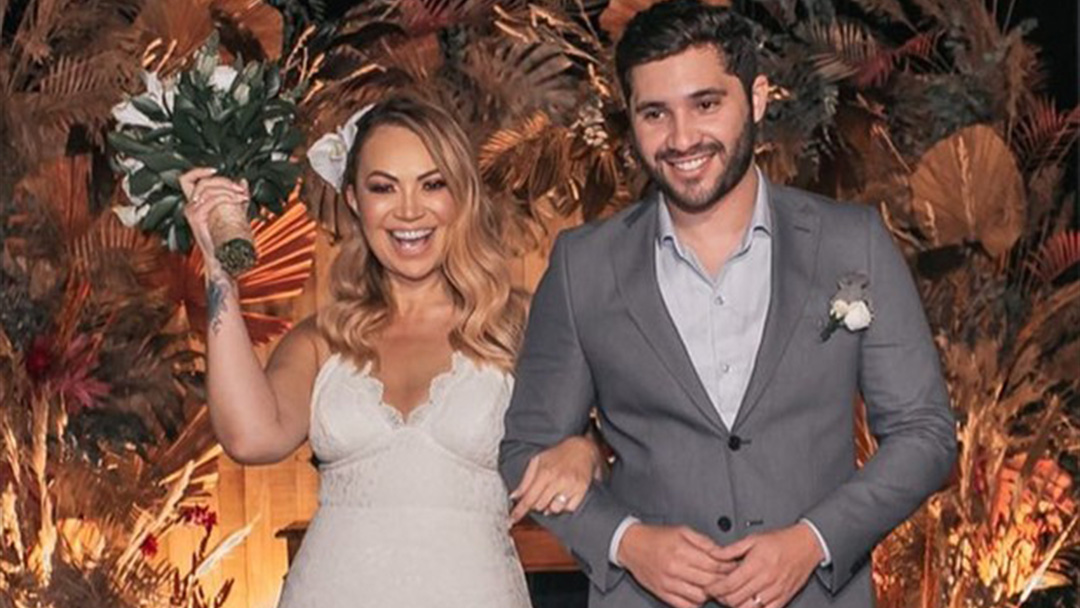A cantora Solange Almeida se casou na última sexta-feira