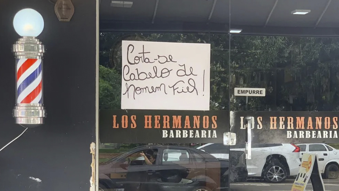 Barbearia atrai clientes
