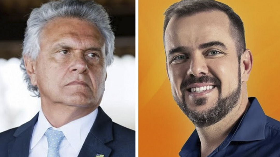 Caiado e Gustavo Mendanha