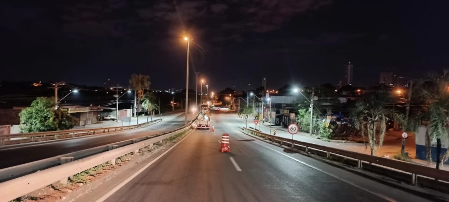 Iluminação já restabelecida na BR-153